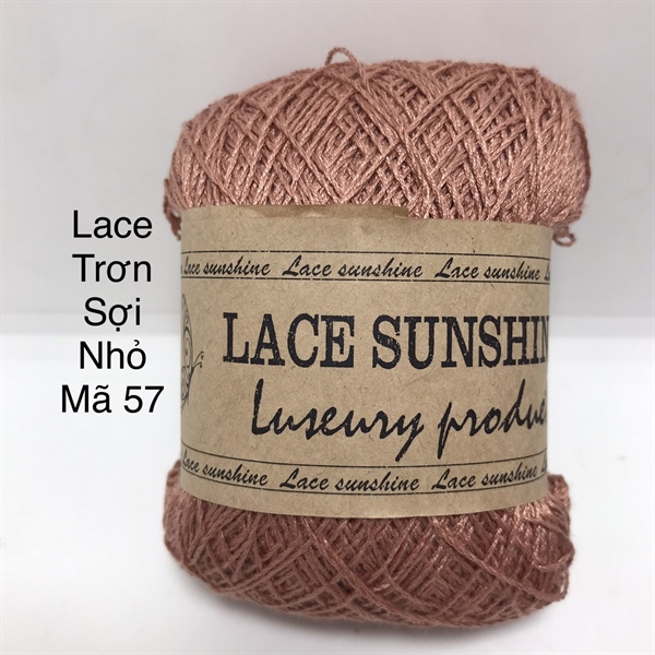 Lace sunshine màu trơn, sợi hè