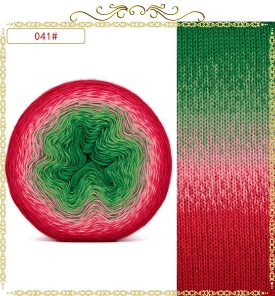 300gr Satin Merino loang cầu vồng