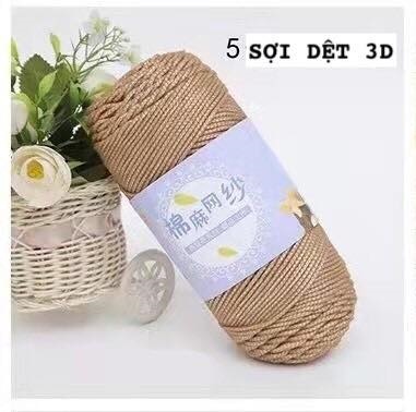 Sợi Dệt 3D bọc lưới kích thước sợi 3mm
