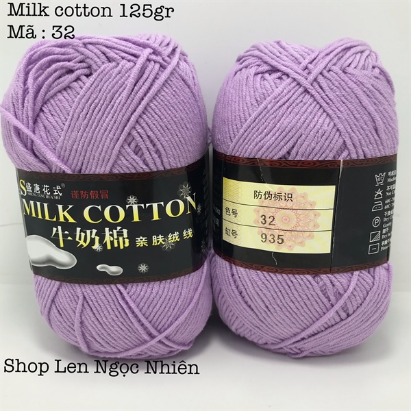 Len Milk Cotton 125gr