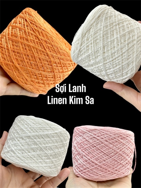 Sợi Lanh Linen kim sa