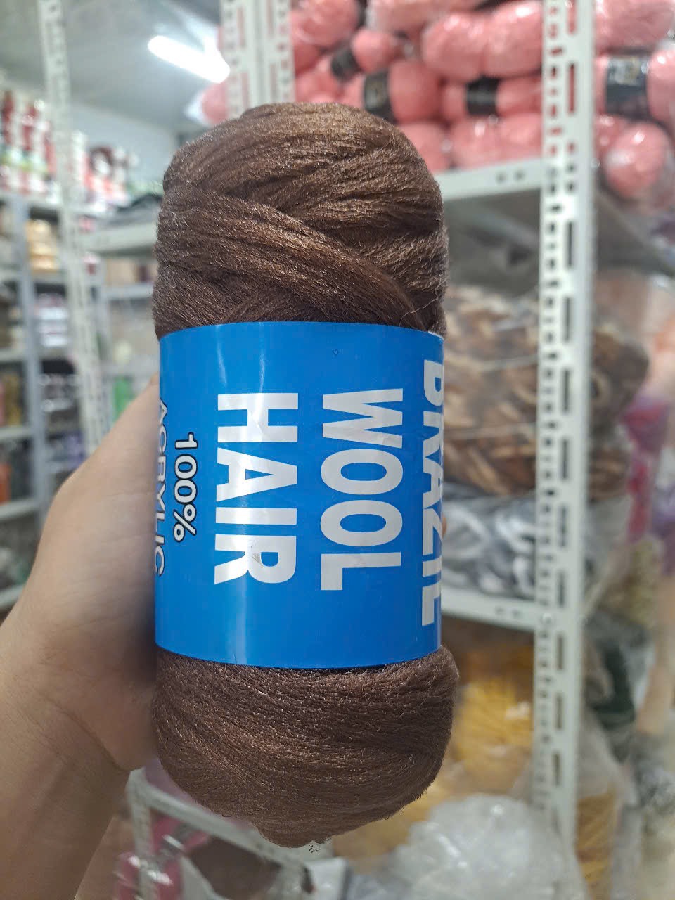 Len làm tóc búp bê - len tóc  Brazil