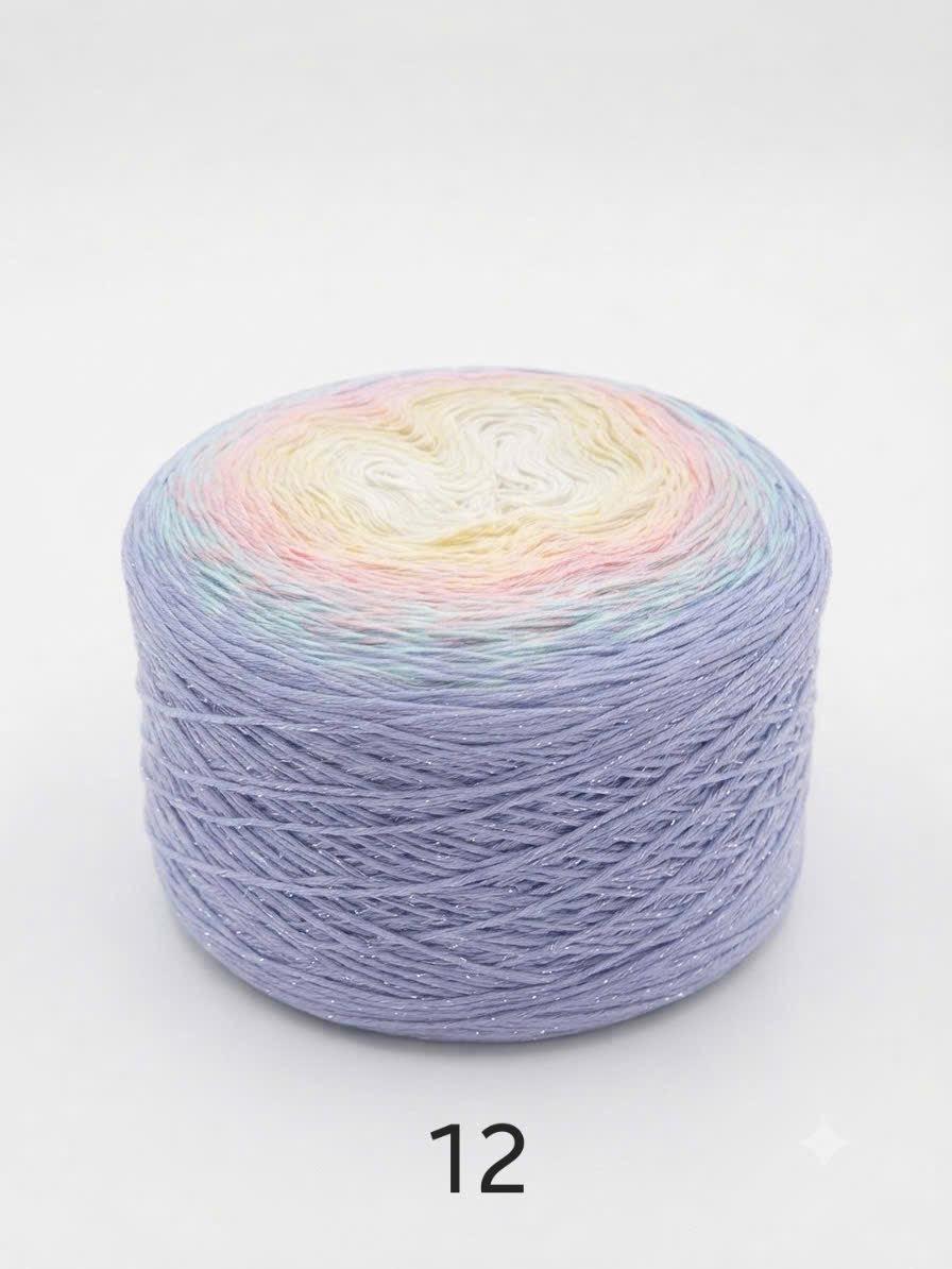 Sợi cầu vồng cotton 
(cuộn 350gr)
