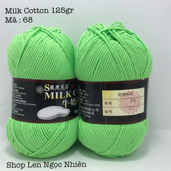 Len Milk Cotton 125gr
