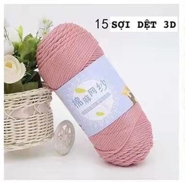 Sợi Dệt 3D bọc lưới kích thước sợi 3mm