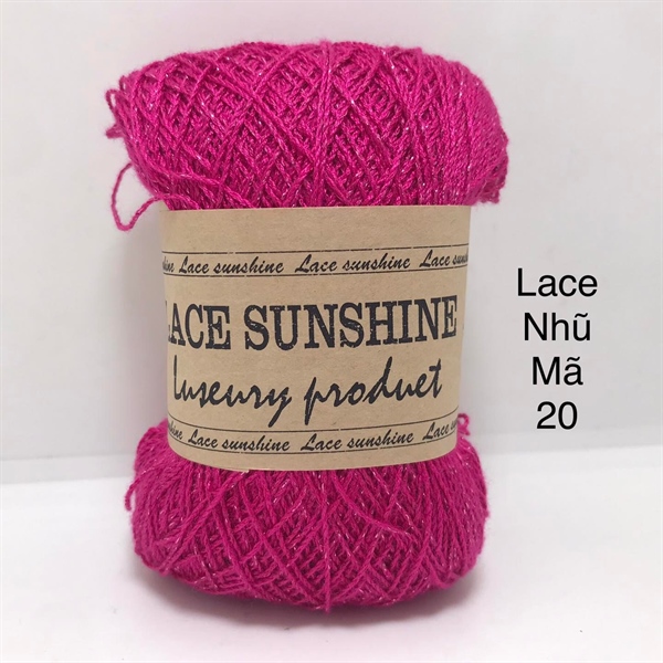 Sợi Lace Sunshine nhũ