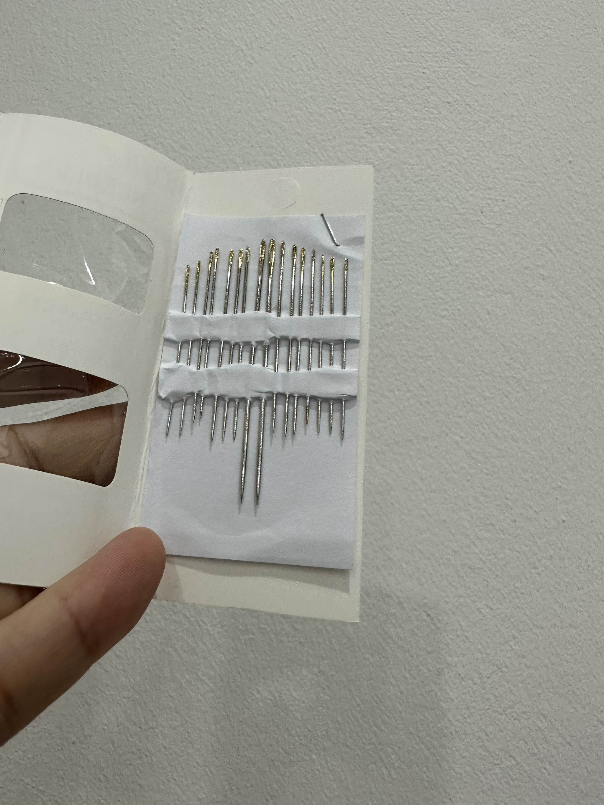 Vỉ 16 kim khâu, khâu chỉ size nhỏ