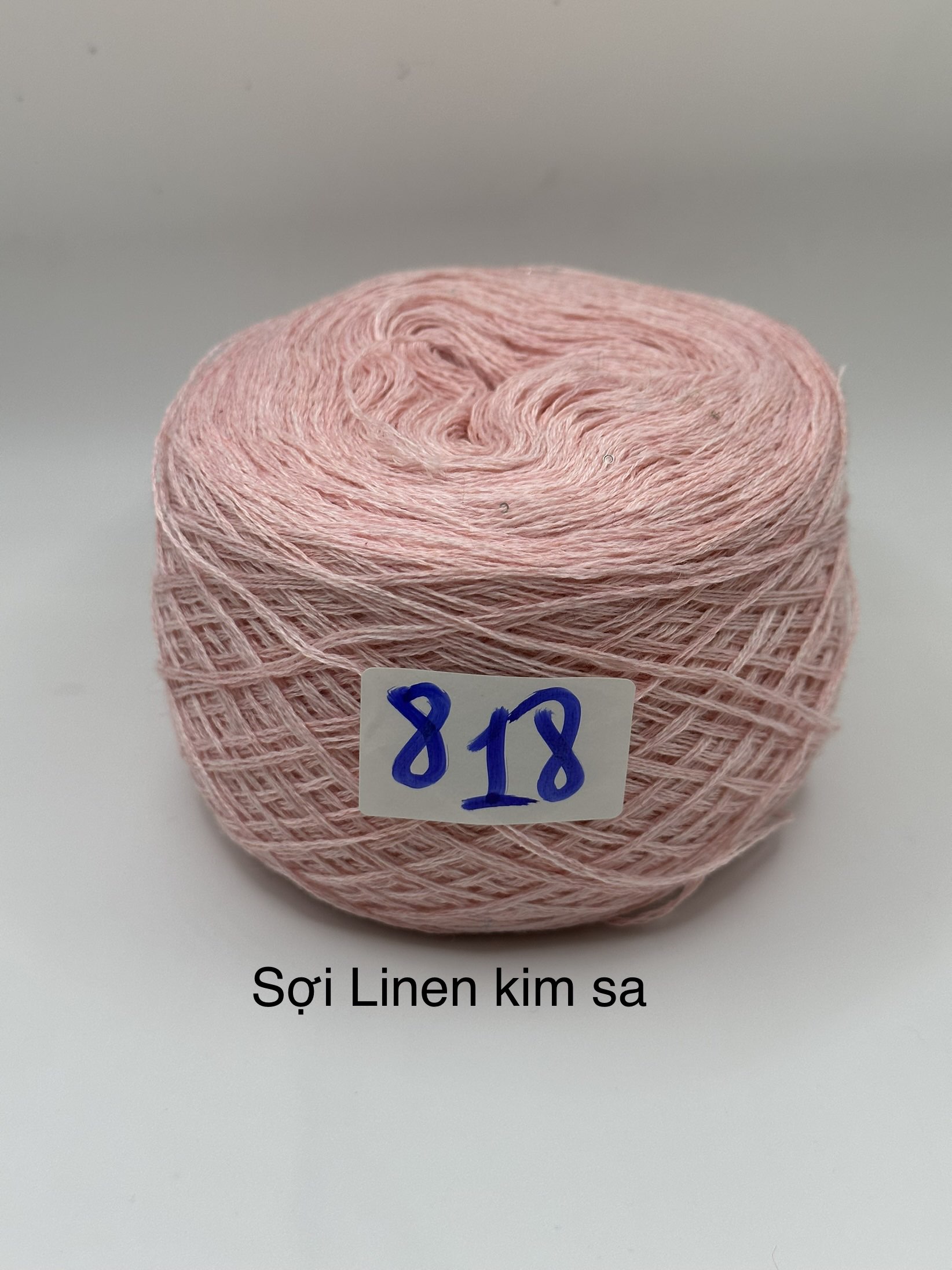 Sợi Lanh Linen mix kim sa
