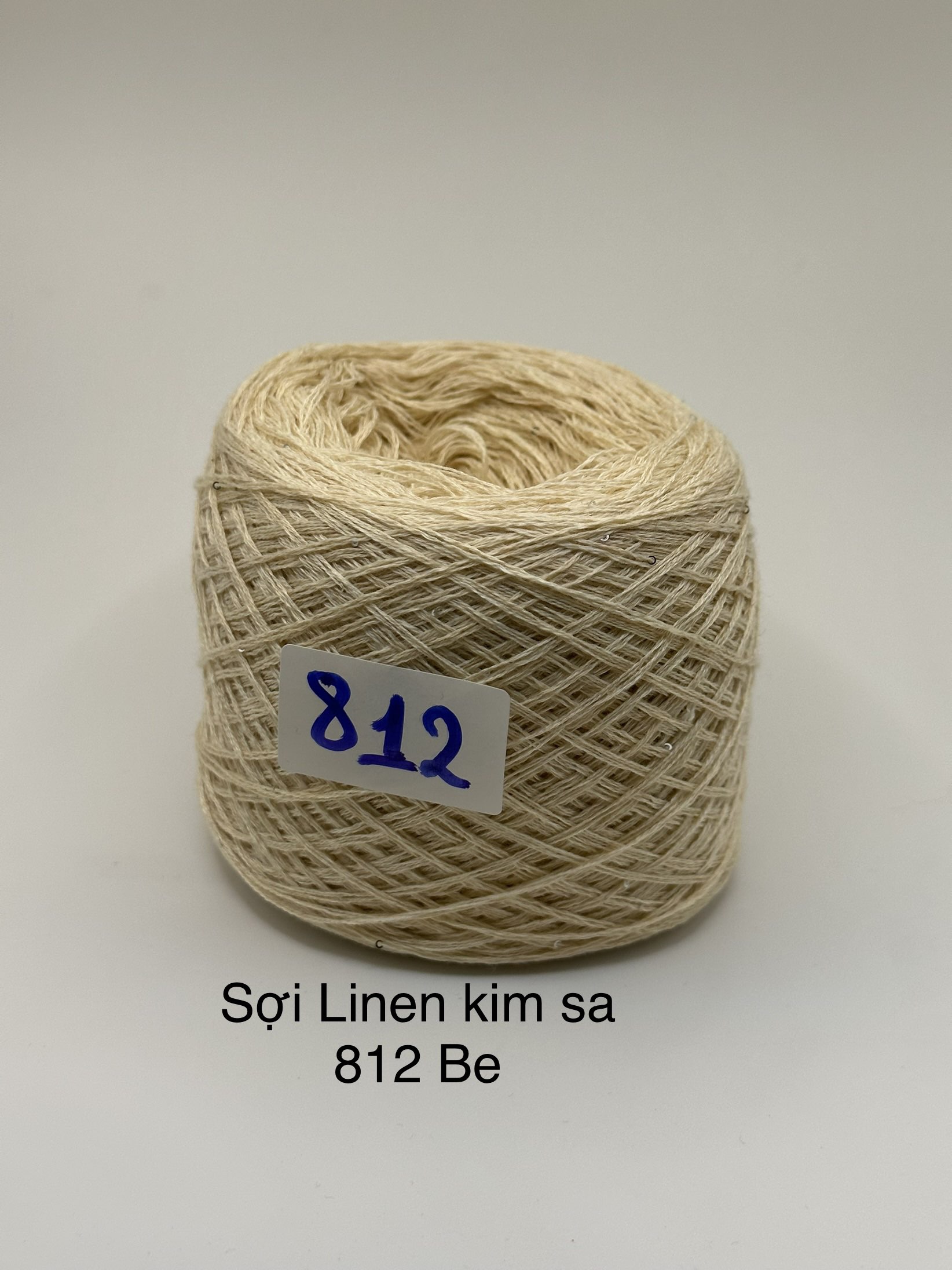 Sợi Lanh Linen mix kim sa