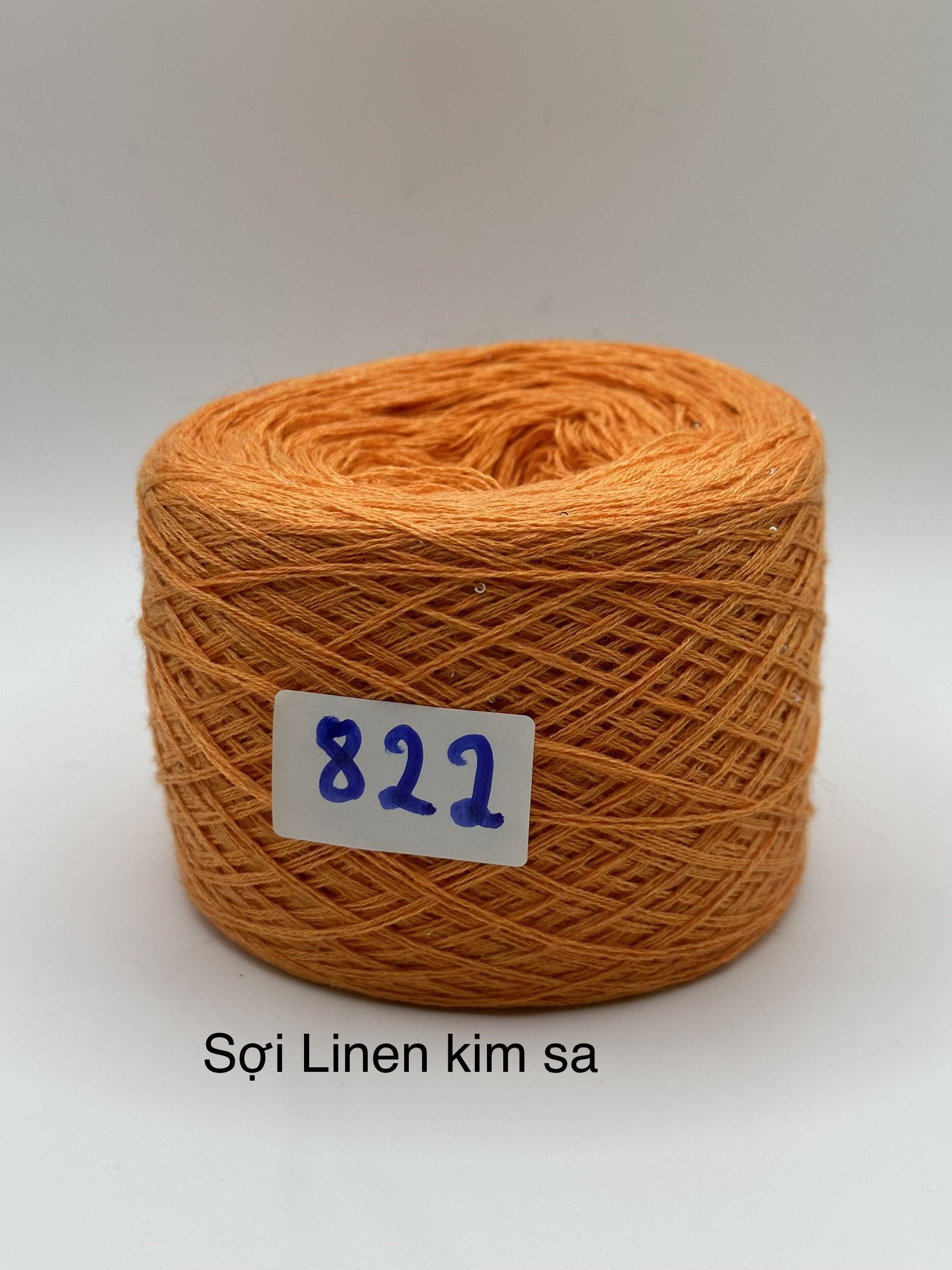 Sợi Lanh Linen mix kim sa