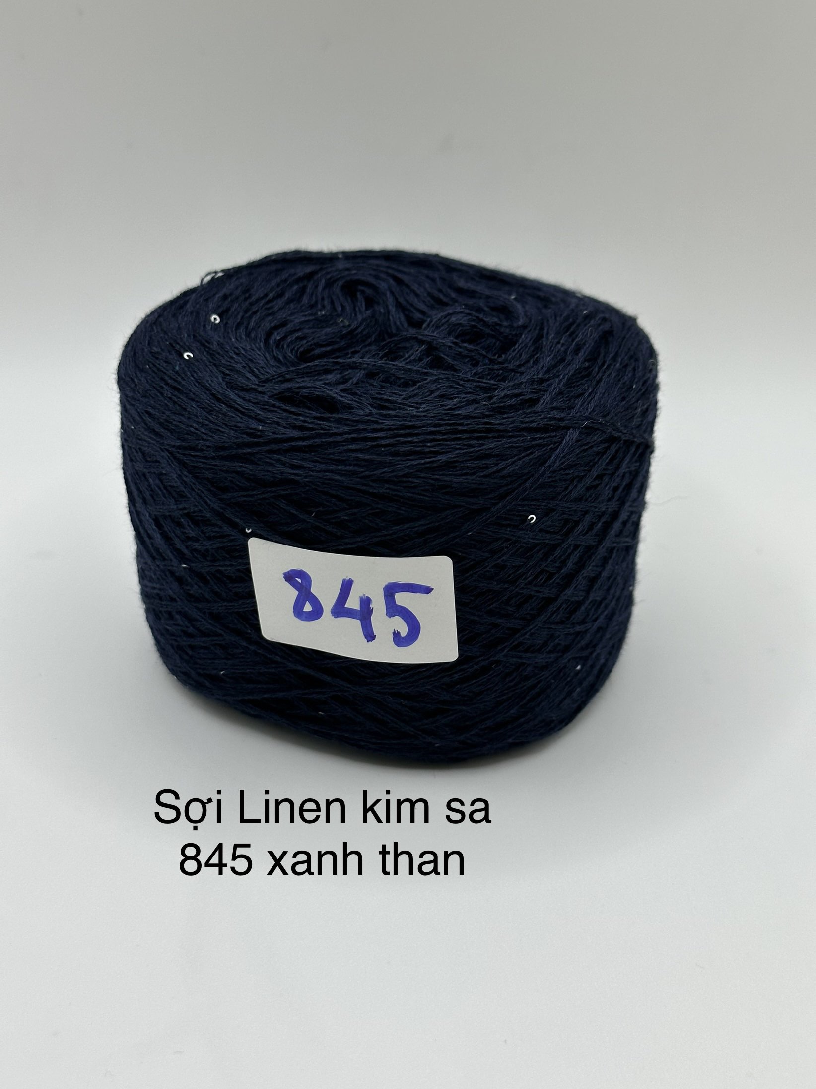 Sợi Lanh Linen mix kim sa