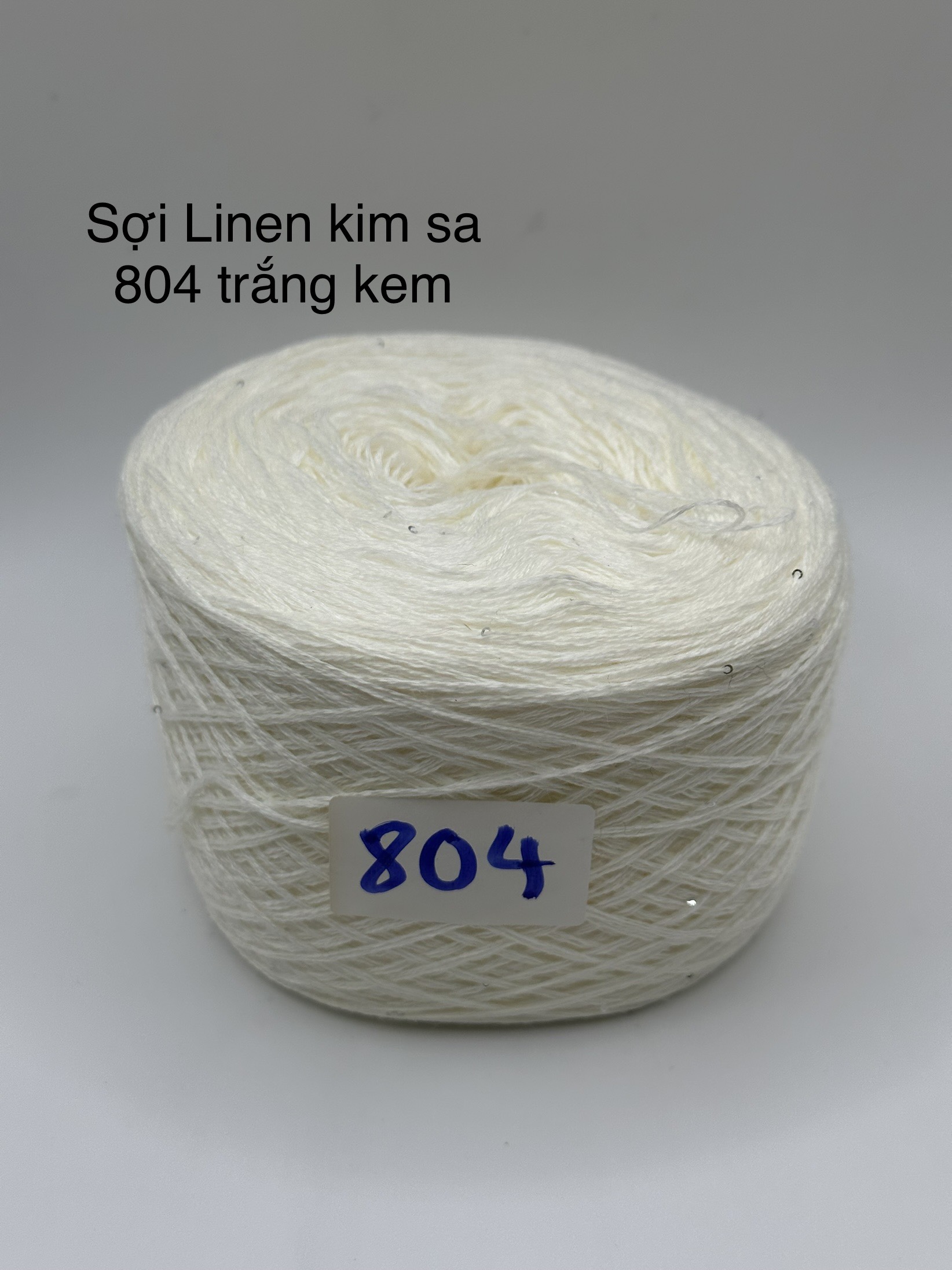 Sợi Lanh Linen mix kim sa