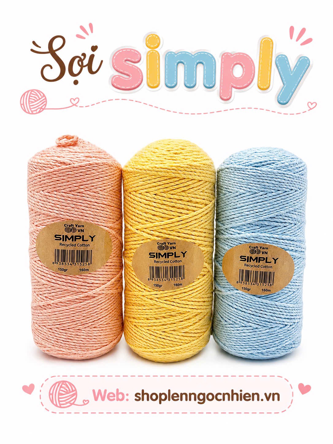 Sợi simply cotton