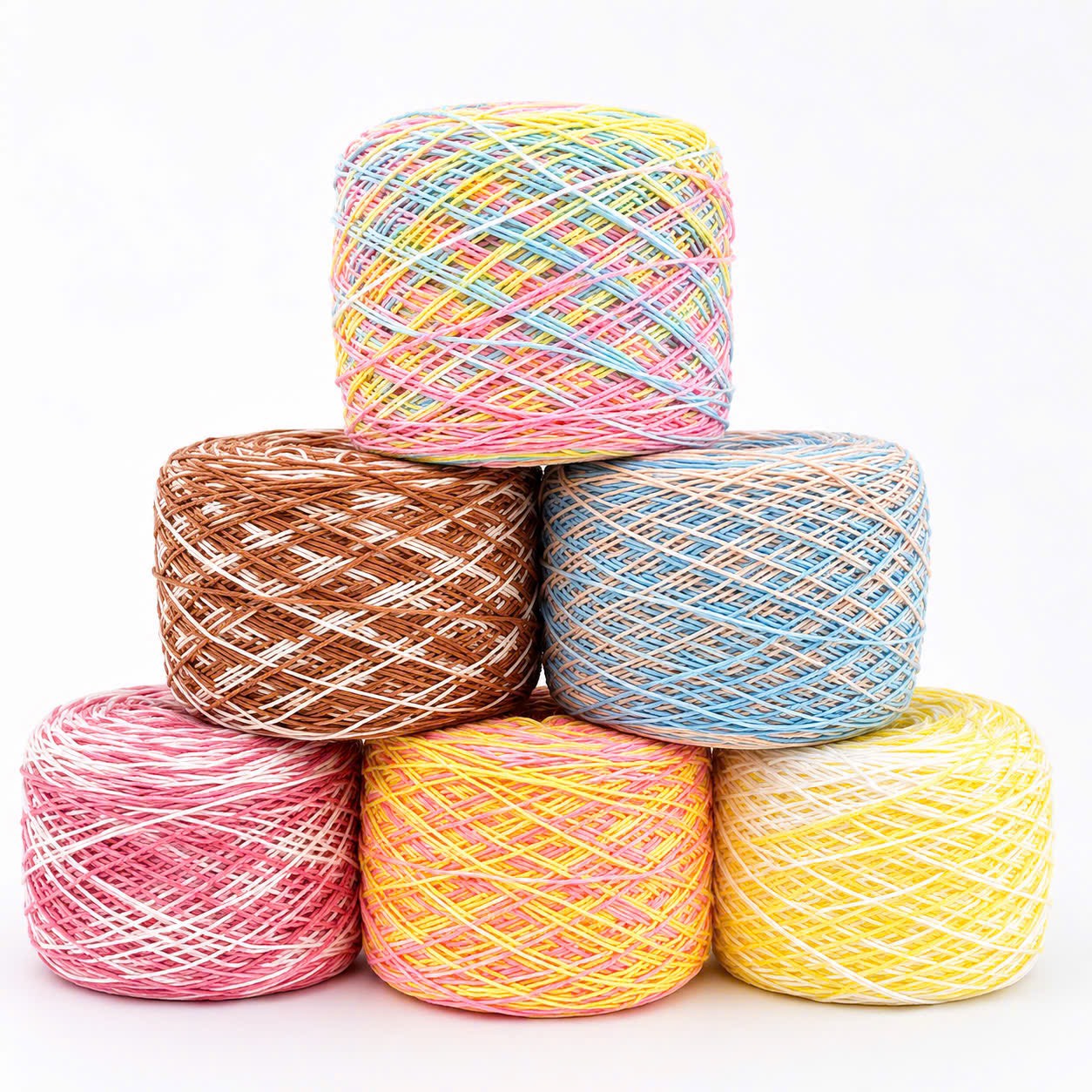 Sợi Cotton việt nam màu Loang