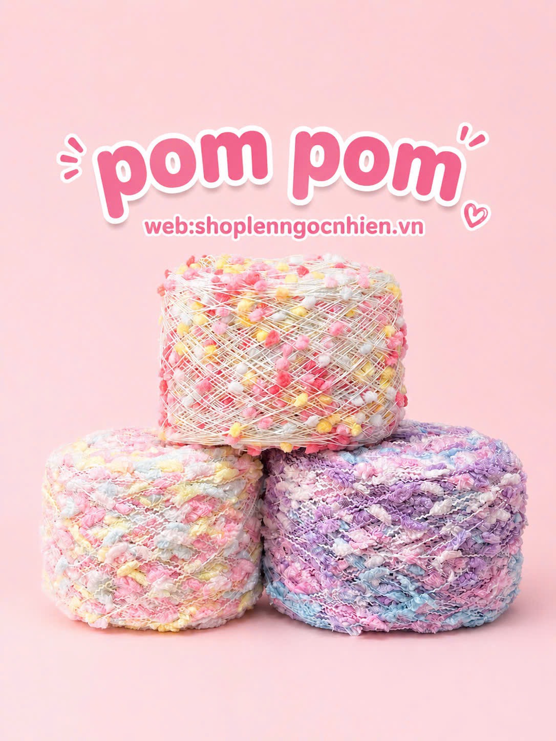 POM POM cuộn 100gr