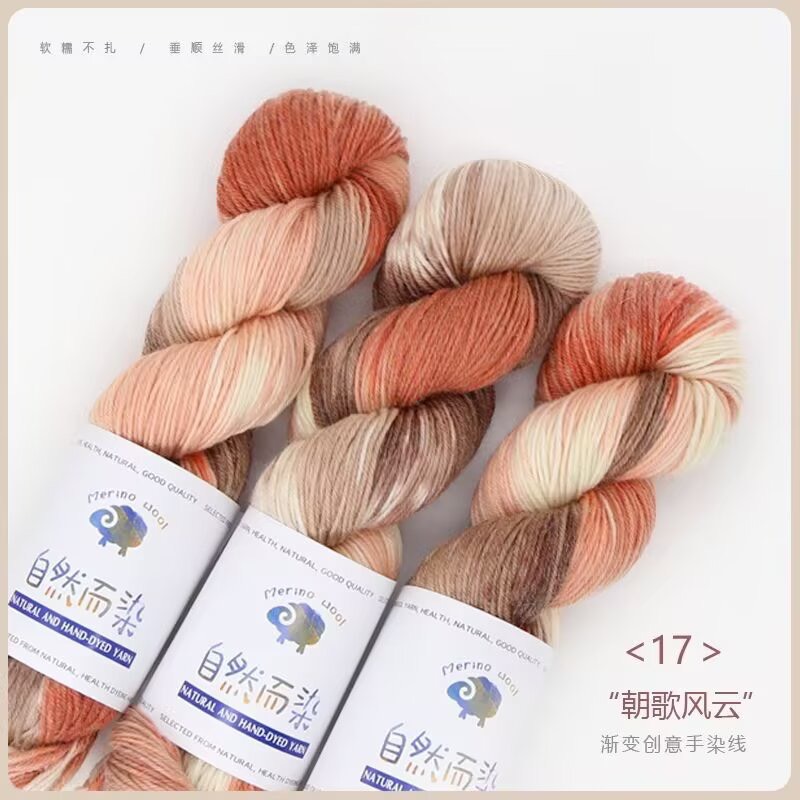 100GR LEN MERINO MÀU LOANG