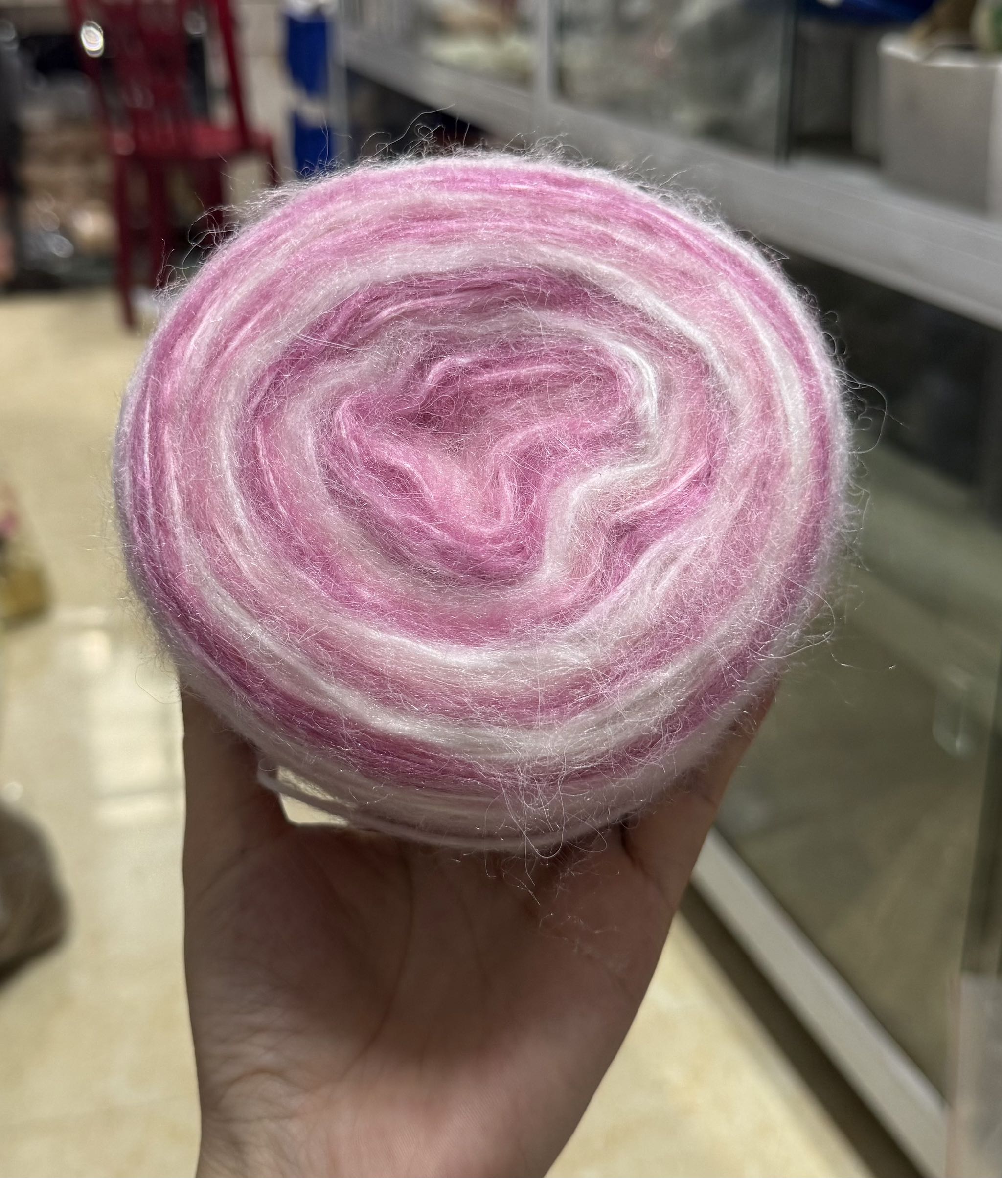 Len Cầu Vồng Mohair Sợi To