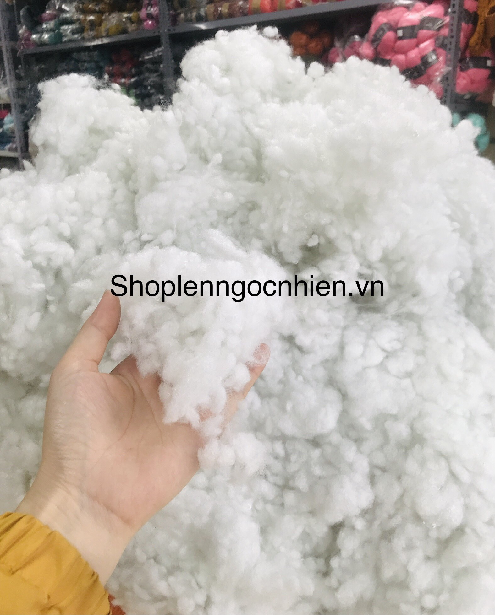 5kg bông hạt loại đẹp, hút chân không gọn gàng