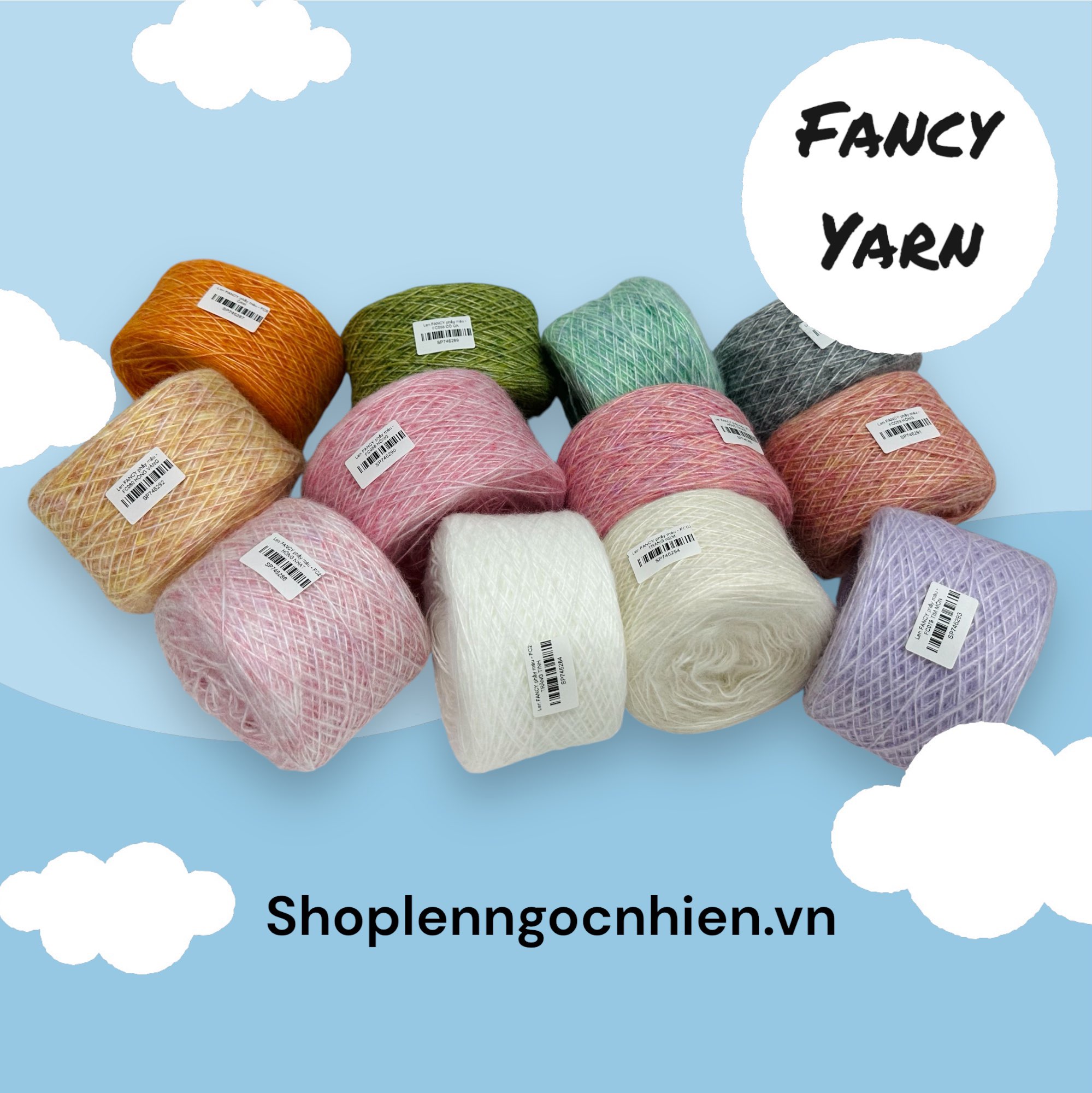 LEN FANCY PHẨY MÀU