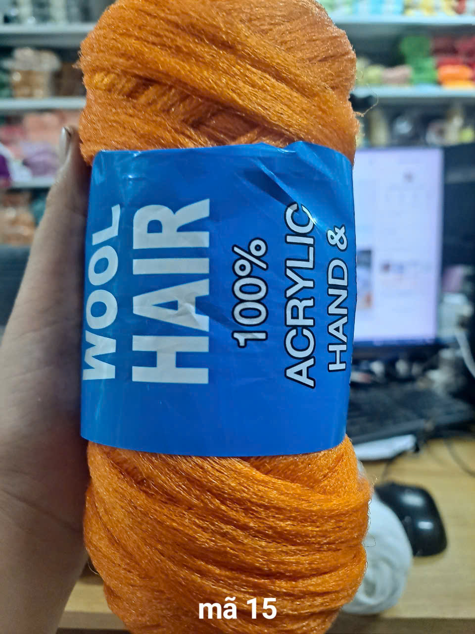 Len làm tóc búp bê - len tóc  Brazil