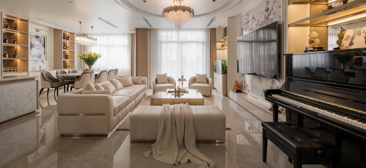 Biệt thự liền kề Marina Hải Phòng 400m2 hiện đại, sang trọng - bản giao hưởng của chất liệu và cảm xúc