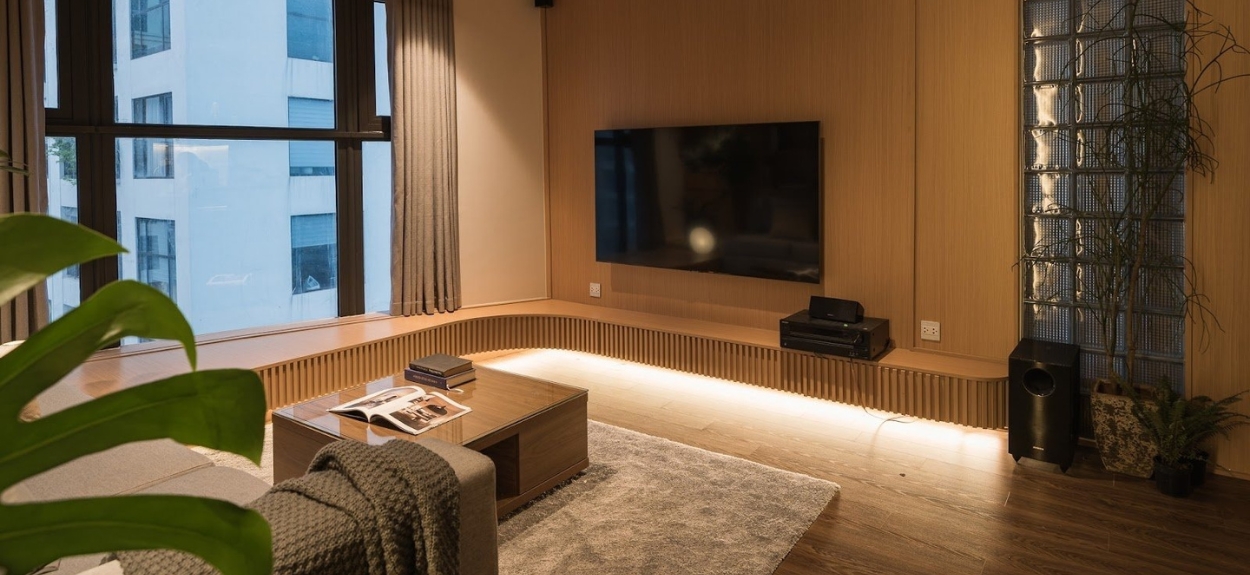 Căn hộ 125m² của gia đình trẻ tại Hà Nội, chi phí hoàn thiện 550 triệu đồng