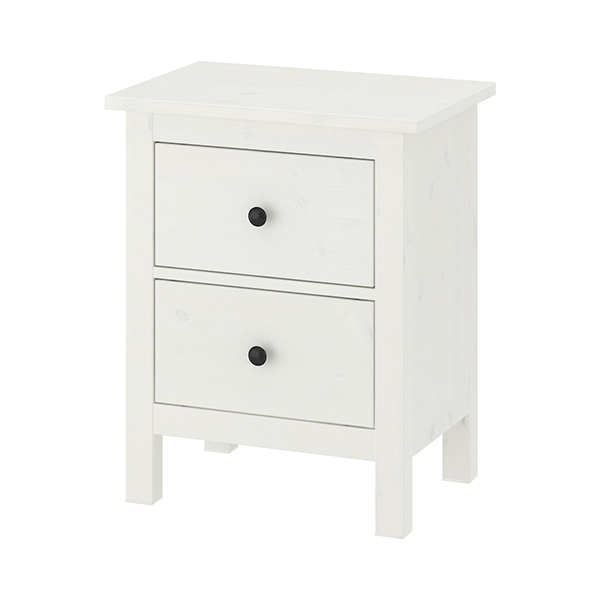 Tủ đầu giường 2 ngăn kéo HEMNES