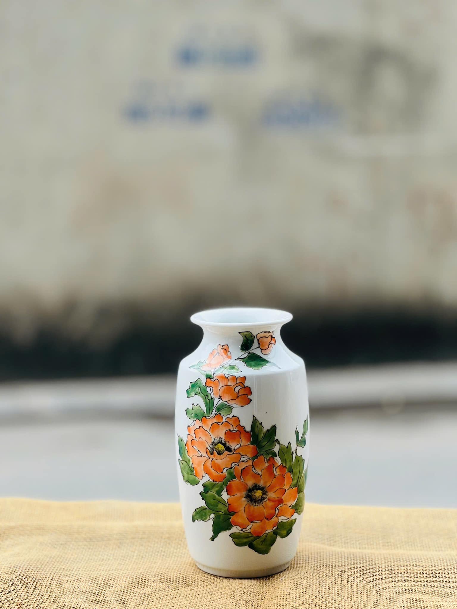 Lọ hoa gốm sứ vẽ tay 4