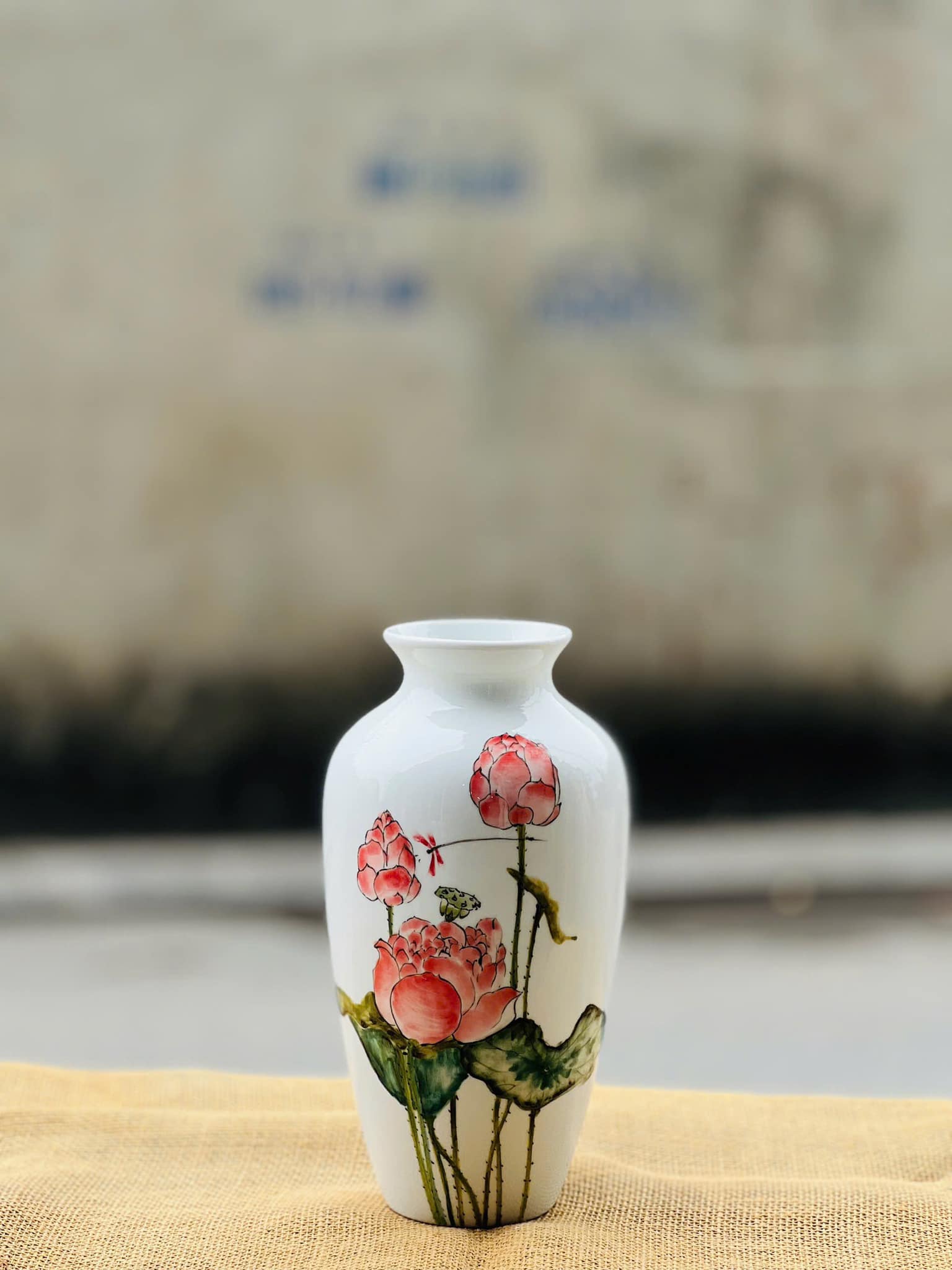 Lọ hoa gốm sứ vẽ tay 4