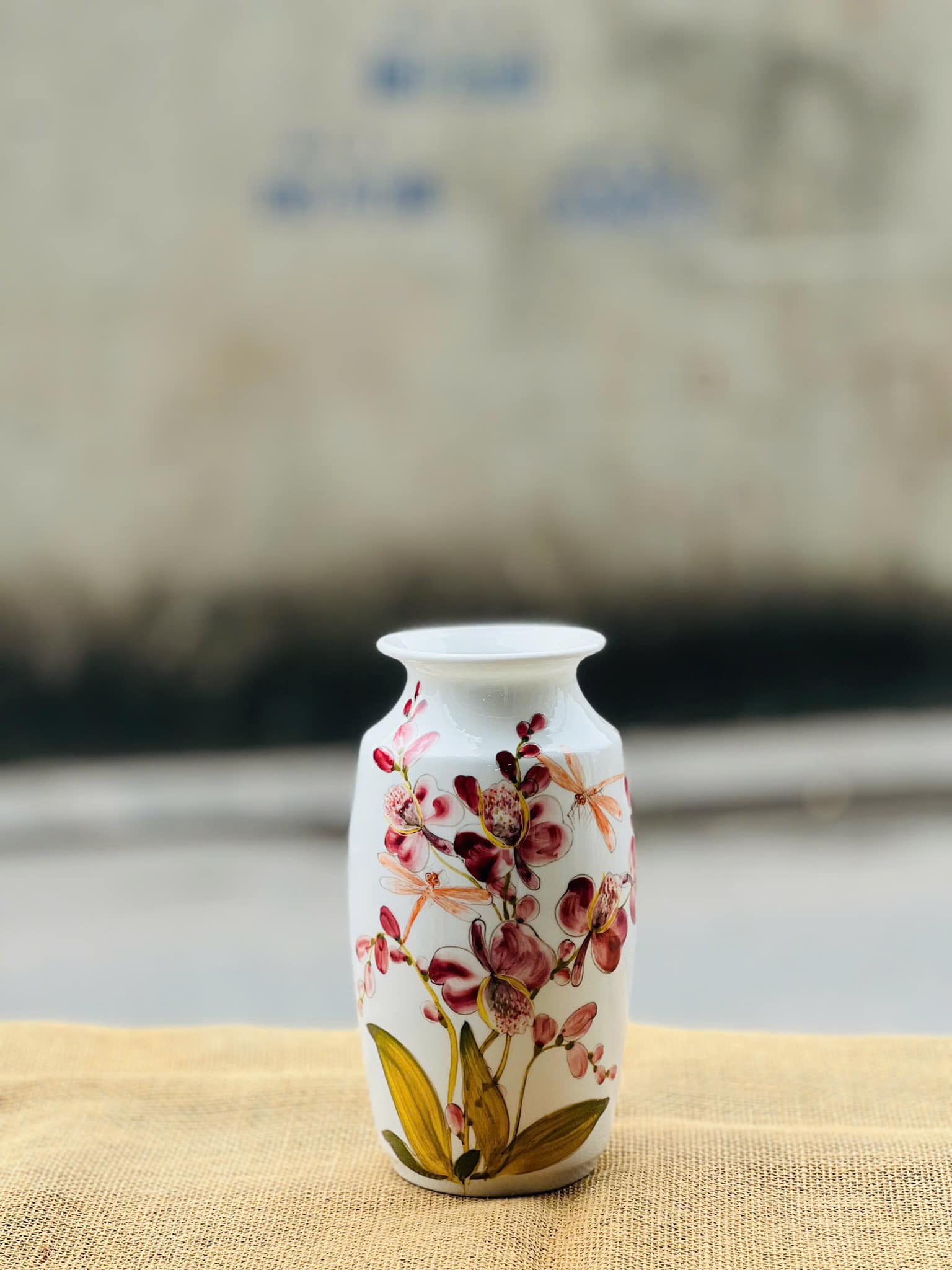 Lọ hoa gốm sứ vẽ tay 4