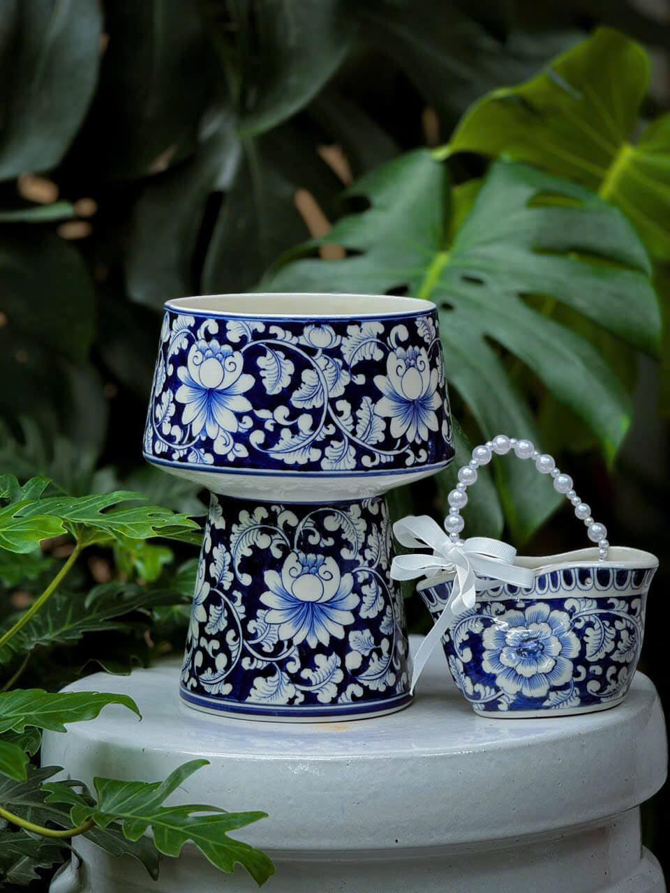 Lọ hoa men lam hoàng cung