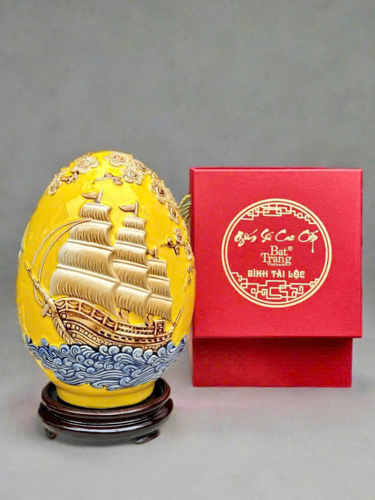 Trứng Phong Thủy Để Bàn Tăng Cường Tài Lộc