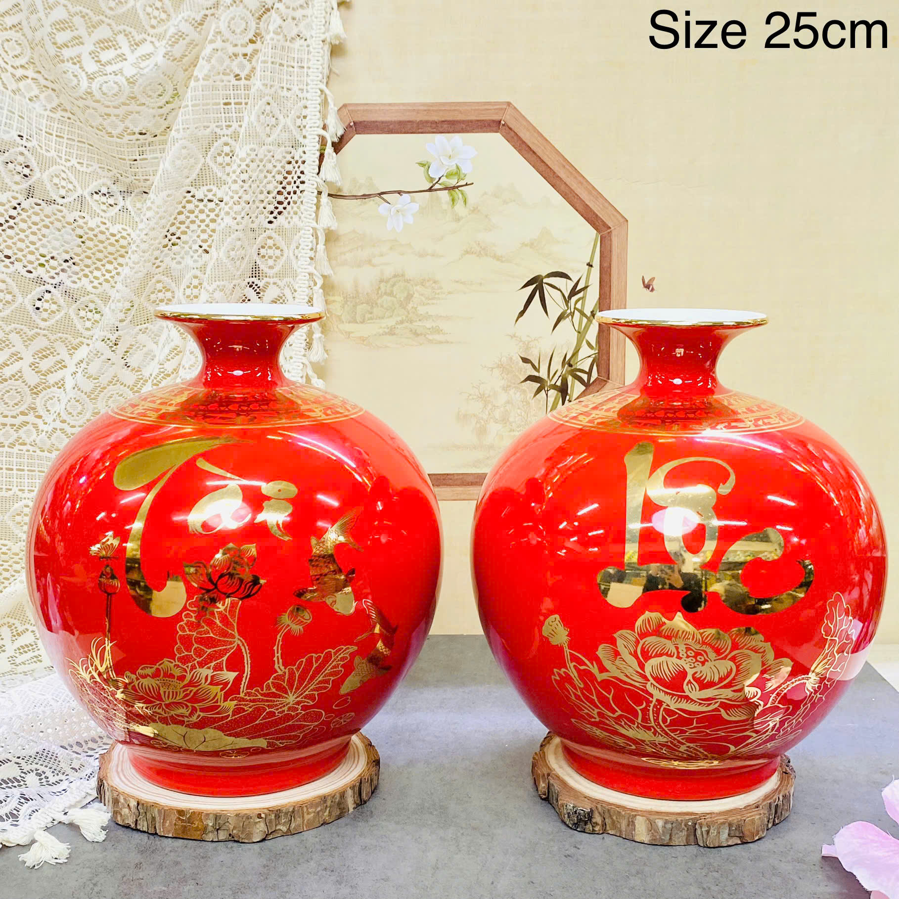 Bình hút lộc nhị cảnh