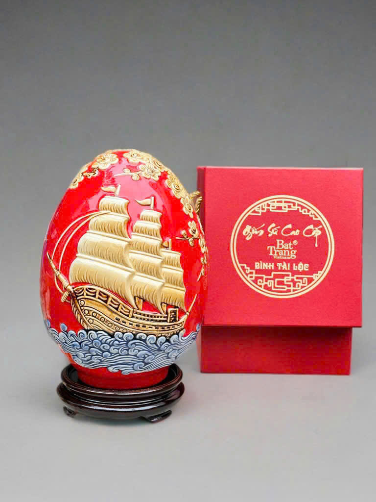 Trứng Phong Thủy Để Bàn Tăng Cường Tài Lộc