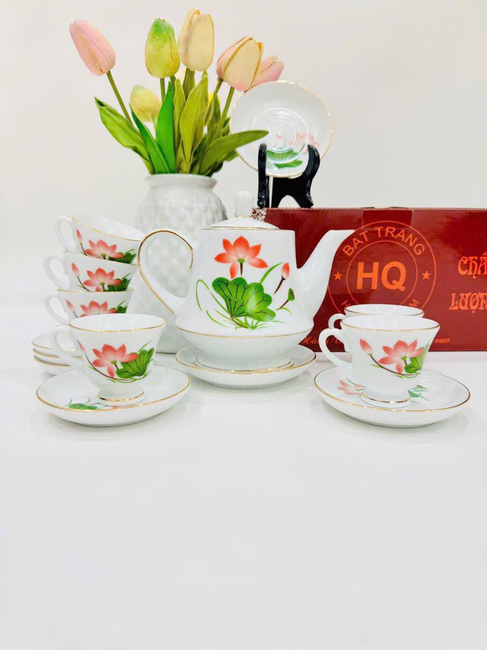 Bộ ấm chén Vinh Hoa Phú Quý vàng kim