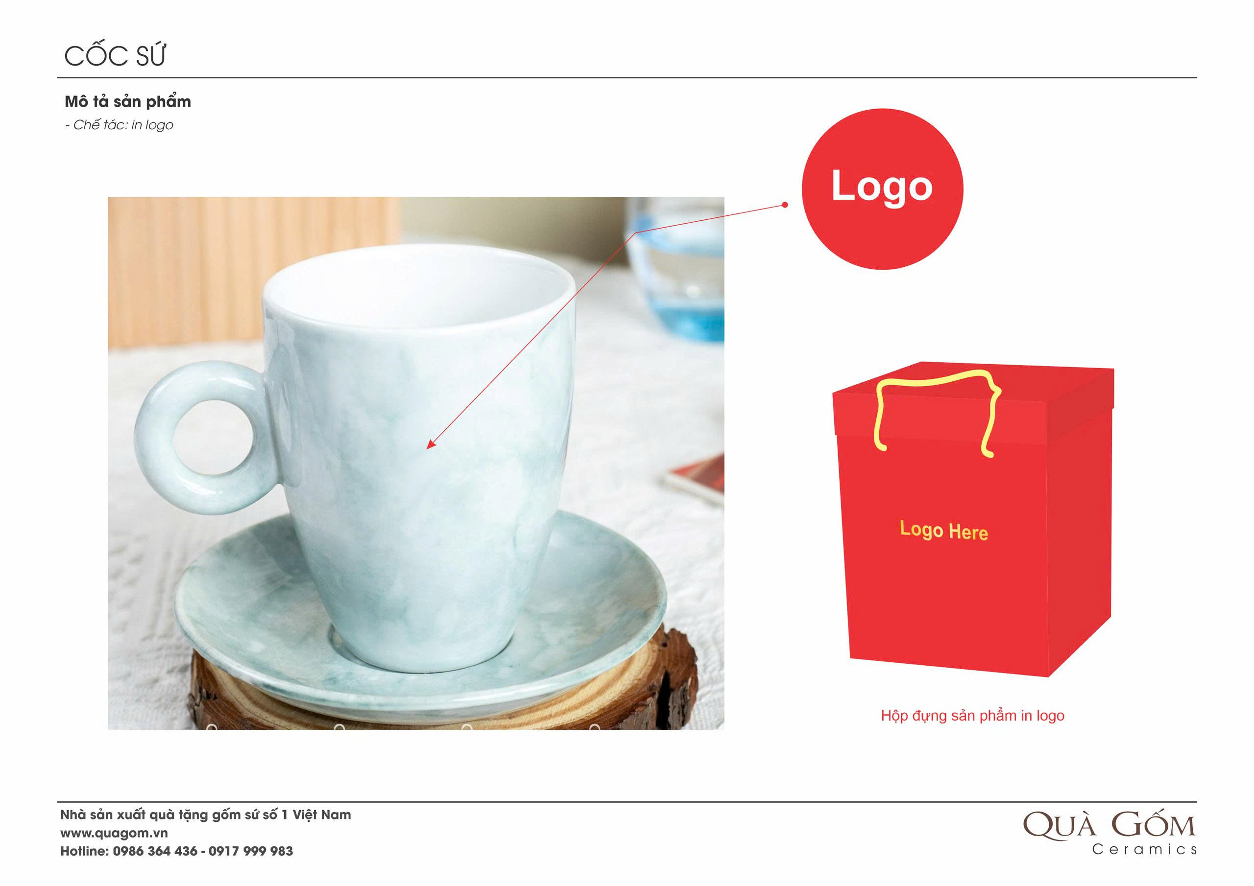 Cốc sứ men đá độc đáo