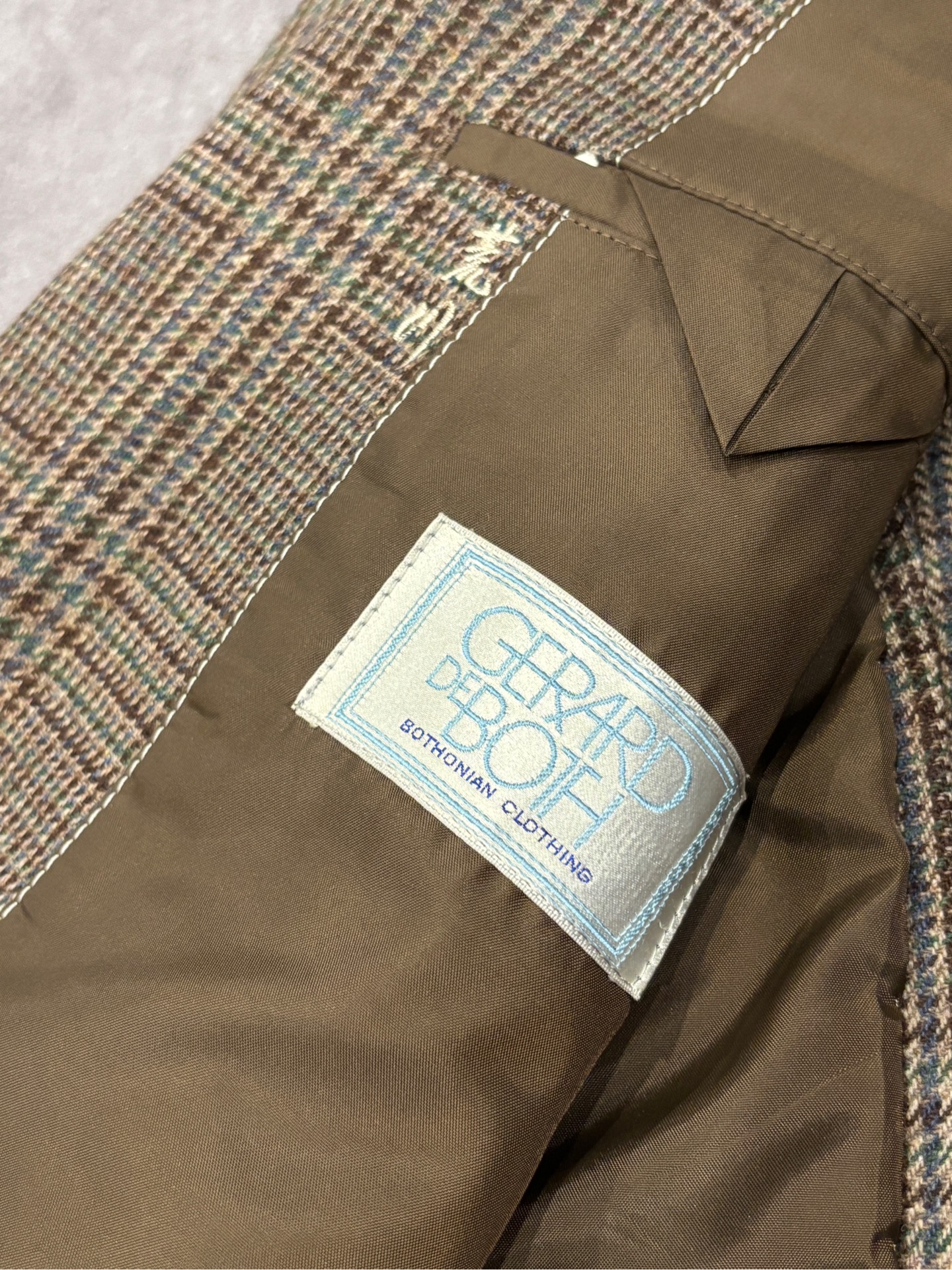 Blazer dạ nâu kẻ caro | 2 cúc cổ điển dáng chuẩn | độ mới 95% [BLZ-02.T1.01]
