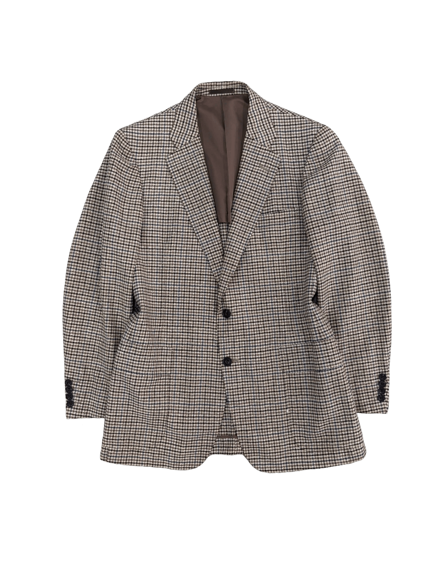 Blazer Burberrys wool caro – túi hộp – lót nửa – độ mới 95%