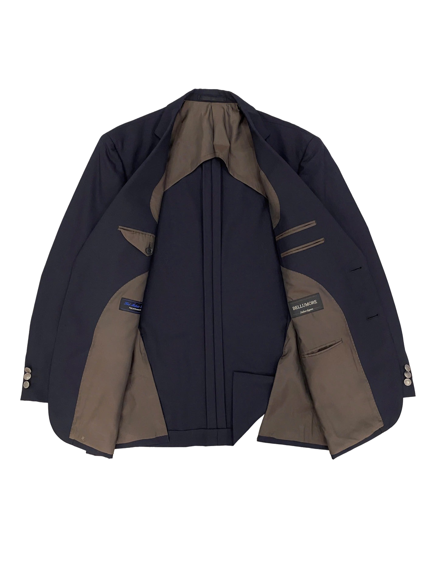 Blazer BELLUMORE | Wool tối màu 2 cúc xẻ 2 tà | độ mới 95%