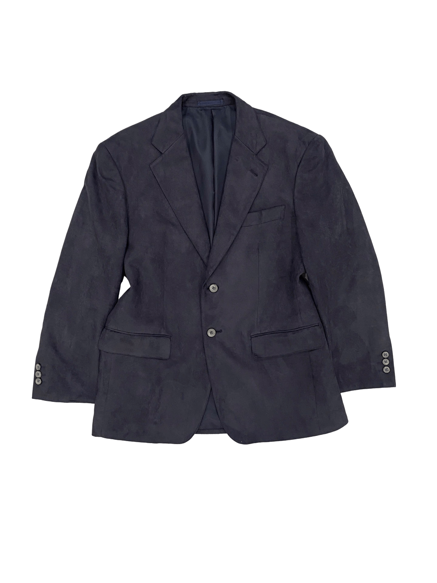 Blazer SONSY DAISY | Polyester tối màu 2 cúc không xẻ | độ mới 95%