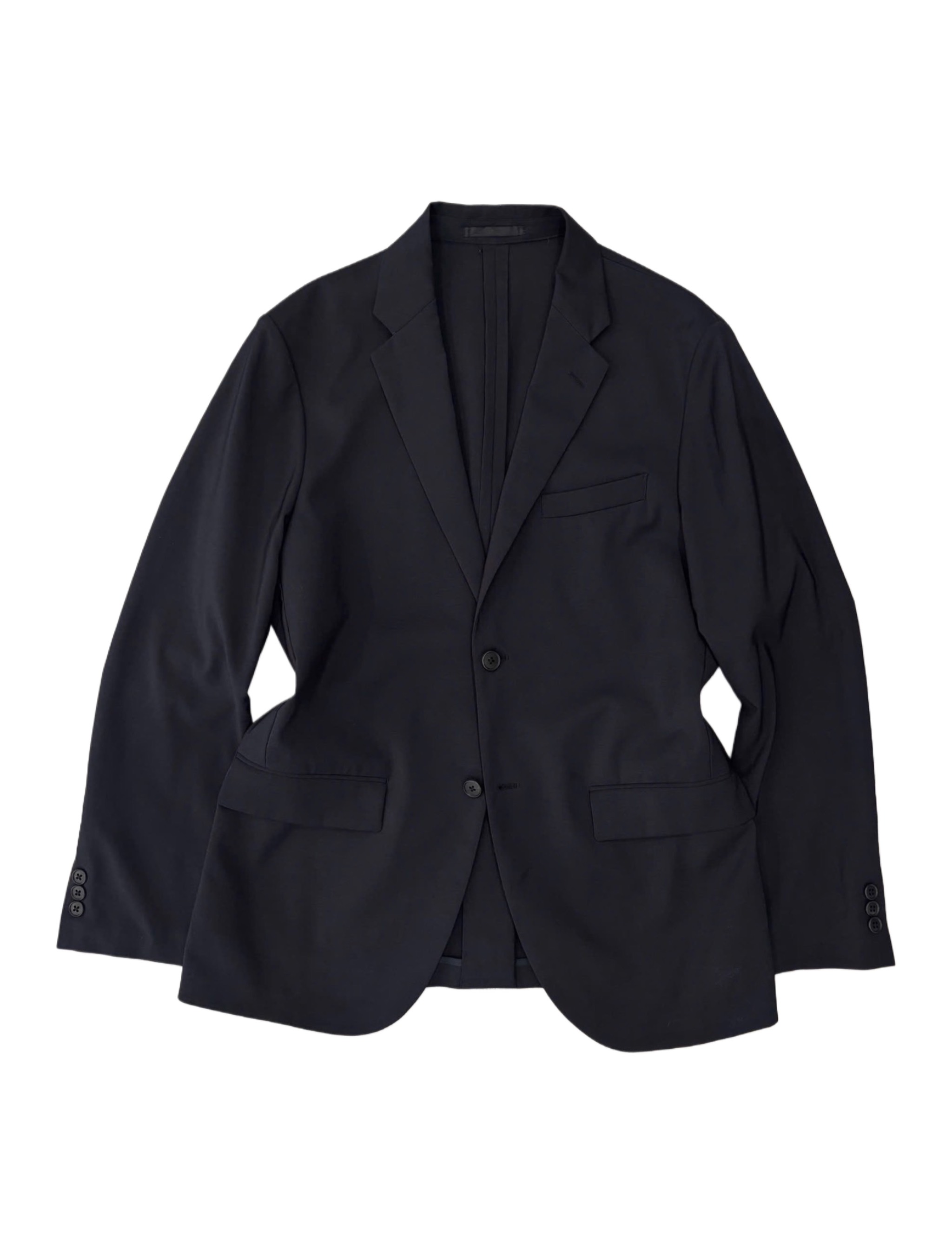 Blazer UNIQLO | Polyester tối màu 2 cúc cơ bản dáng Nhật | độ mới 95%