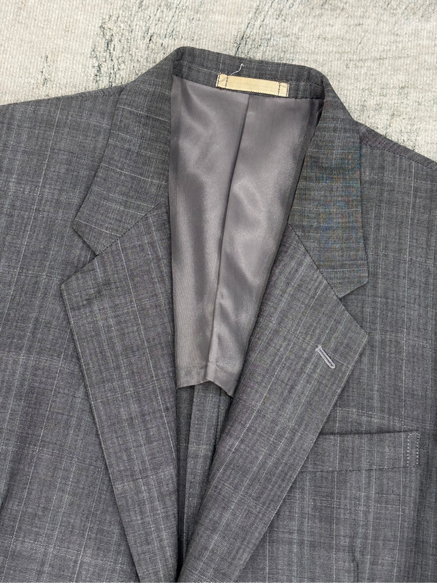 Blazer No Brand | Polyester tối 2 cúc lót nửa | độ mới 95%