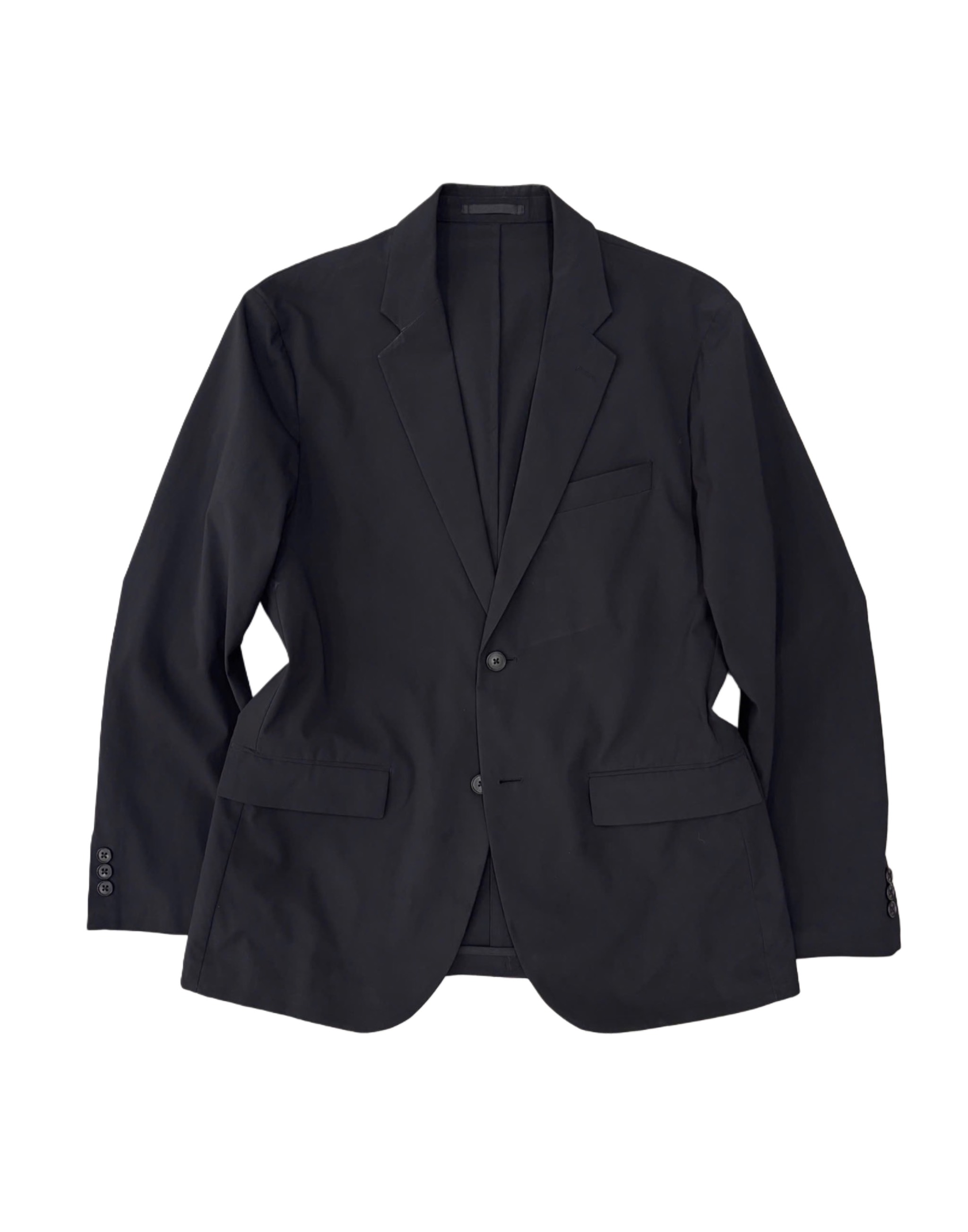 Blazer UNIQLO | Polyester tối màu 2 cúc không lót dáng gọn | độ mới 95%
