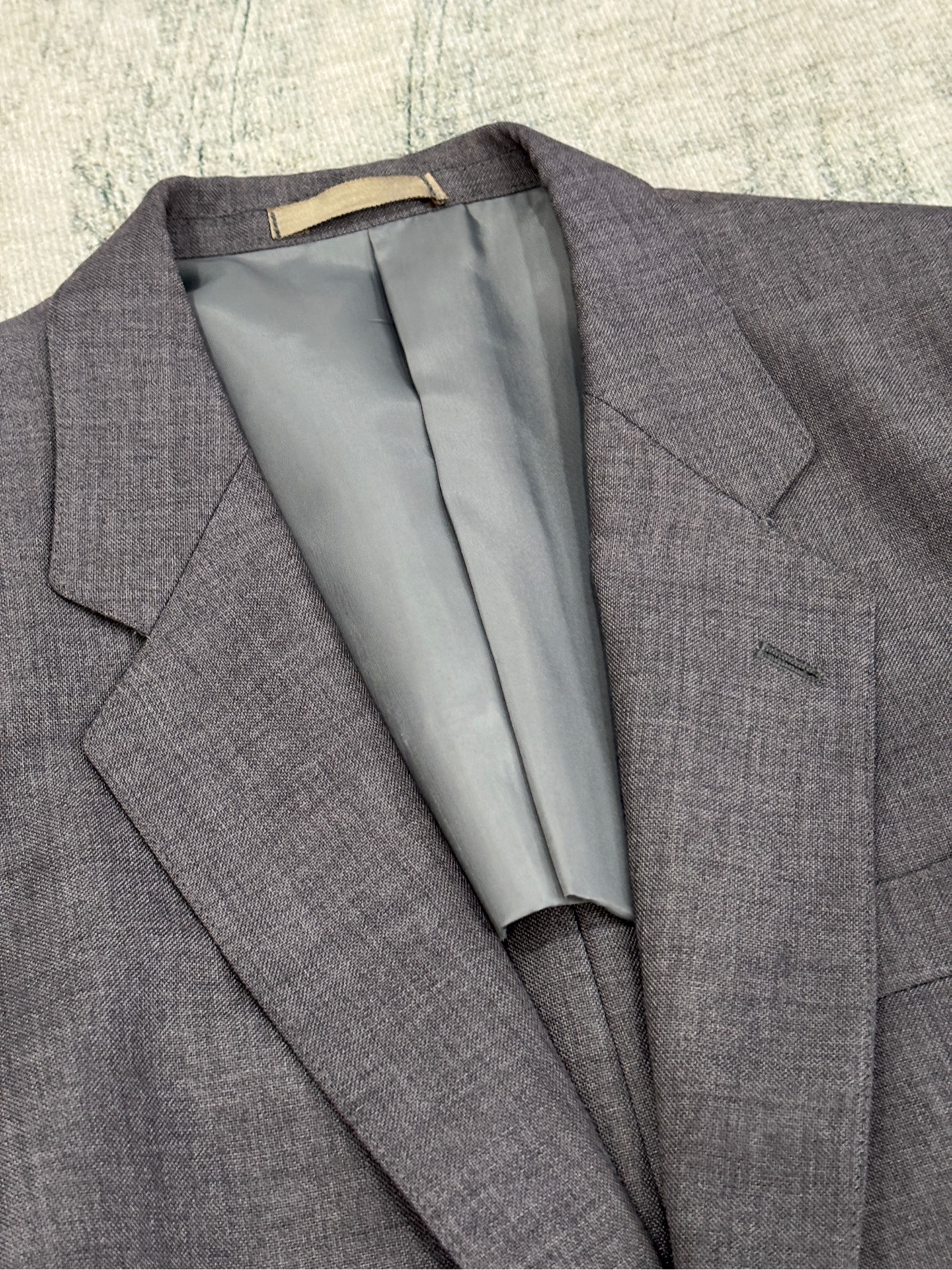 Blazer ROCASPAR | Polyester tối 2 cúc cổ điển | độ mới 95%