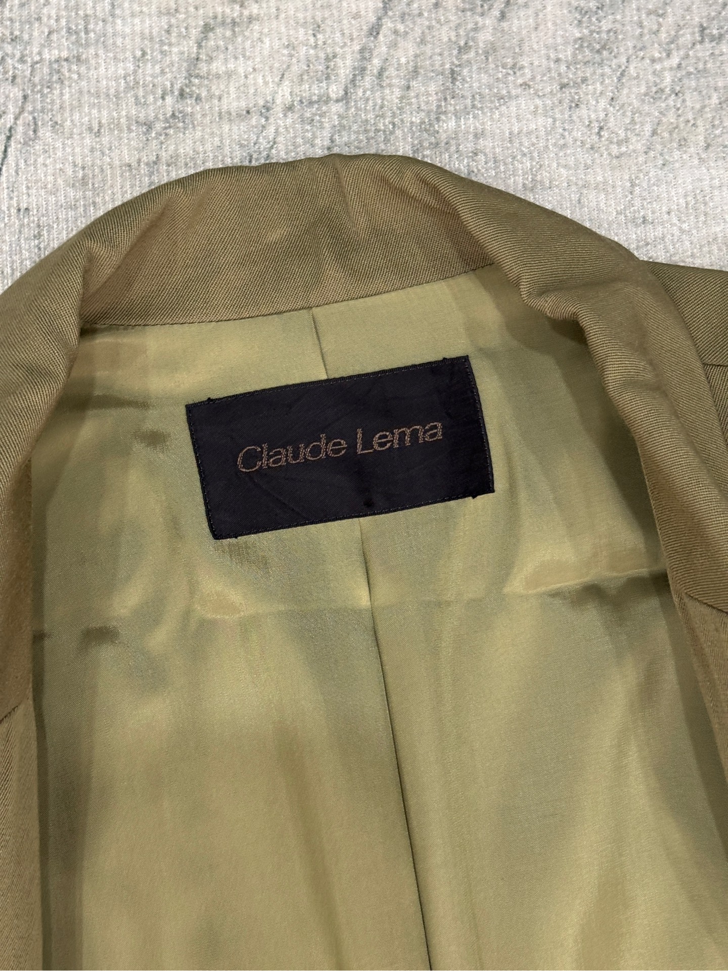 Blazer Claude Lema | Wool sáng 4 cúc lót kín | độ mới 95%