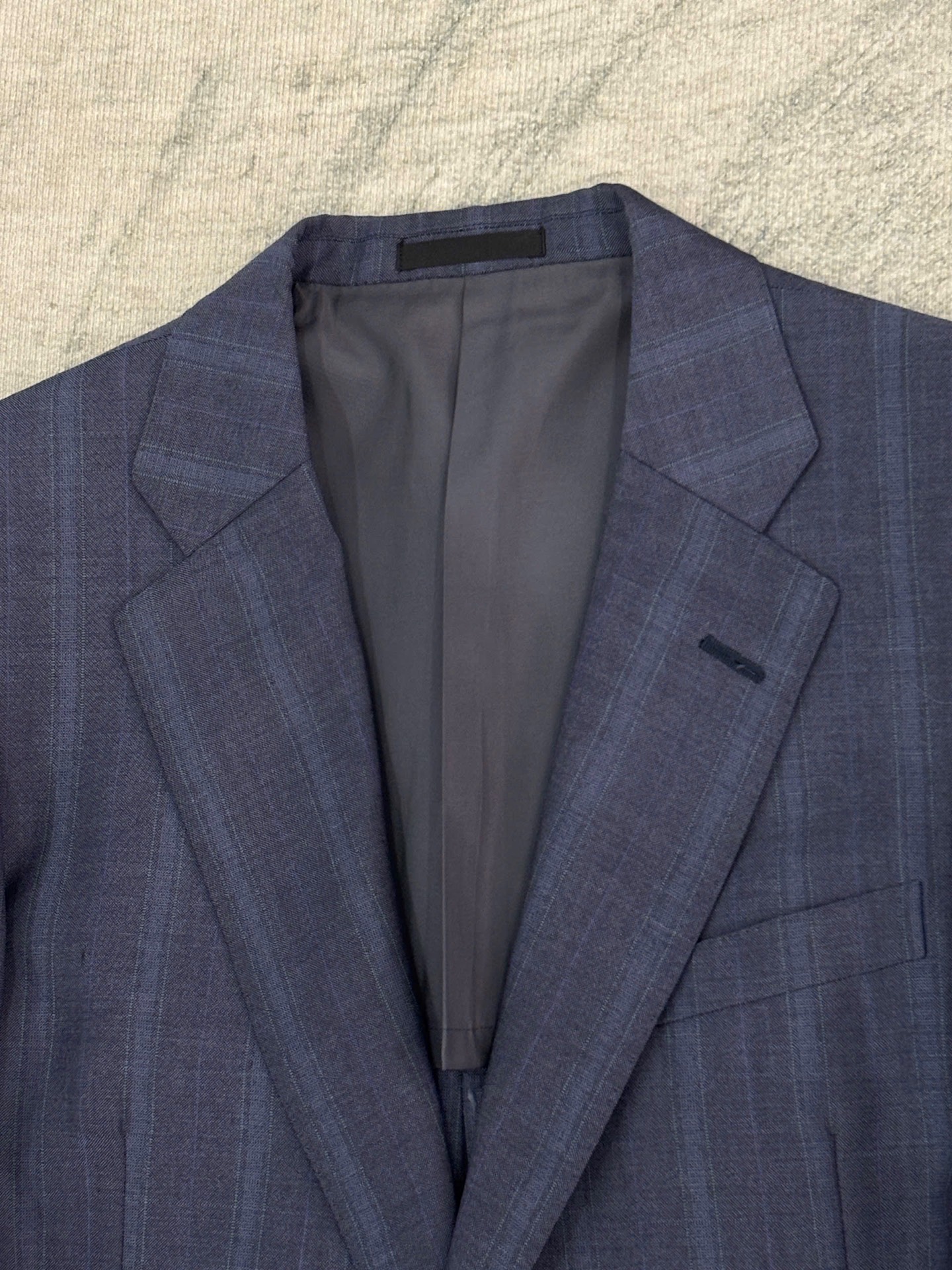 Blazer Burberrys wool caro xanh đậm – có đệm vai – độ mới 95%