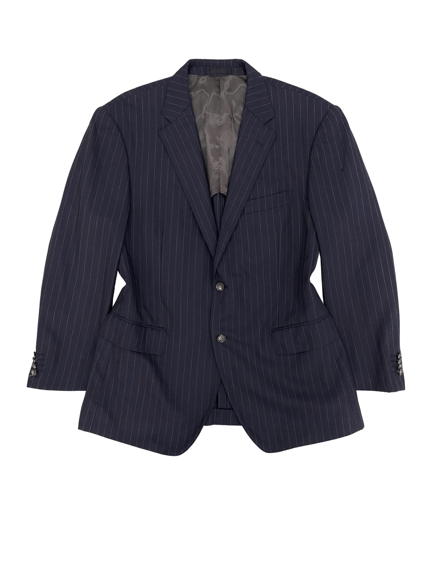 Blazer CHRISTIAN ORANI | Tối sọc 2 cúc xẻ 2 tà | độ mới 95%