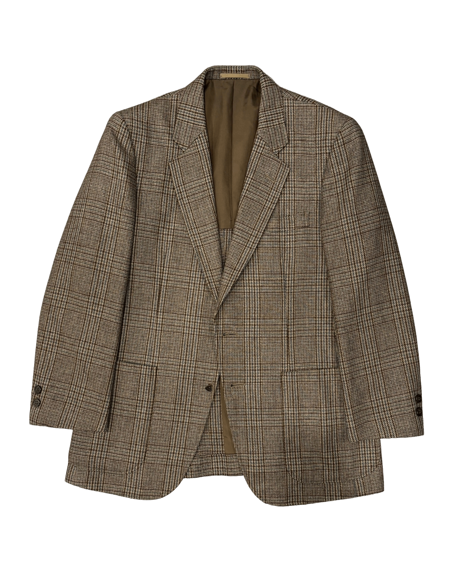 Blazer dạ nâu kẻ caro | 2 cúc cổ điển dáng chuẩn | độ mới 95% [BLZ-02.T1.01]