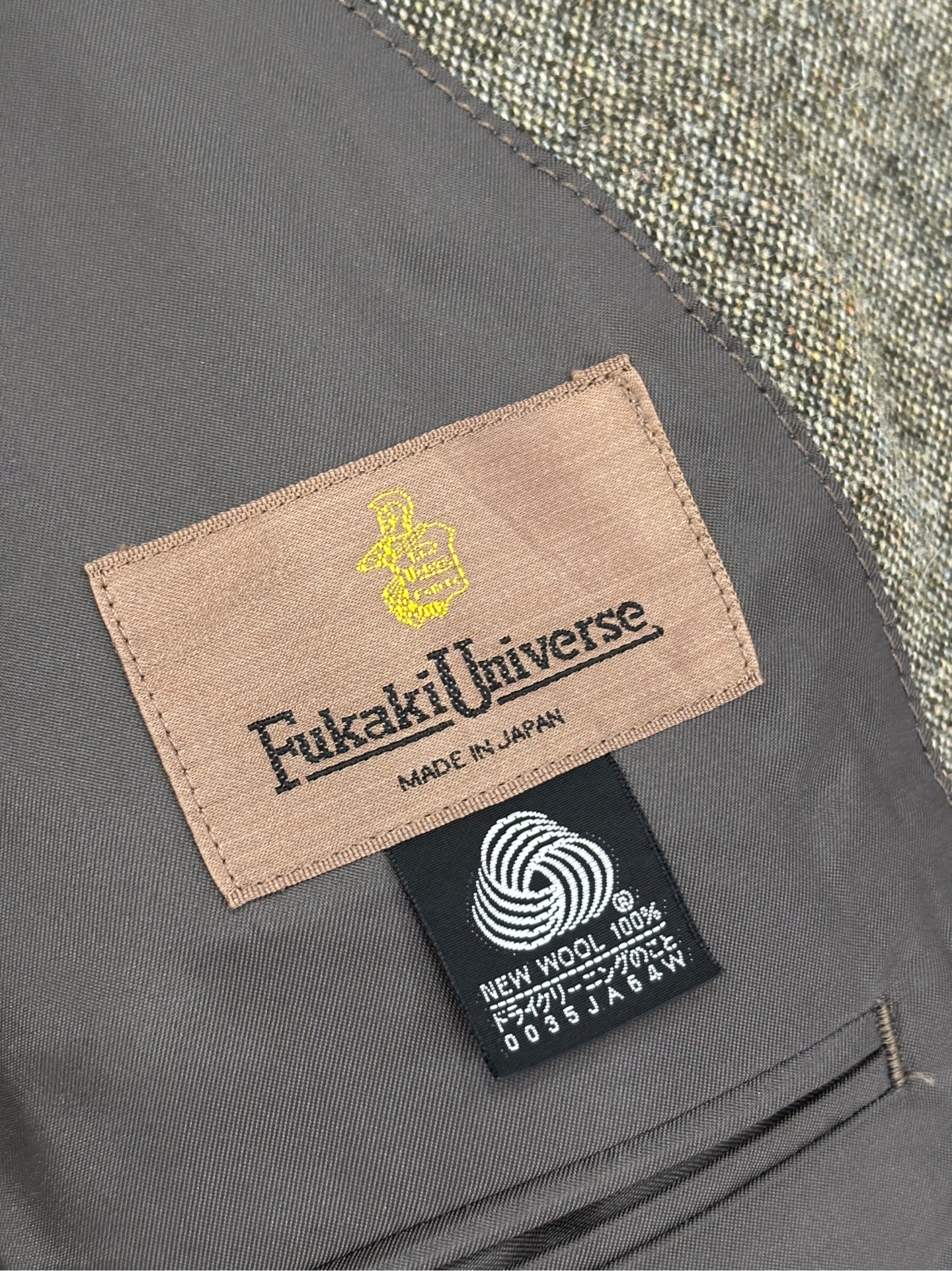 Blazer FUKAKI UNIVERSE | Wool tối 2 cúc cổ điển | độ mới 95%