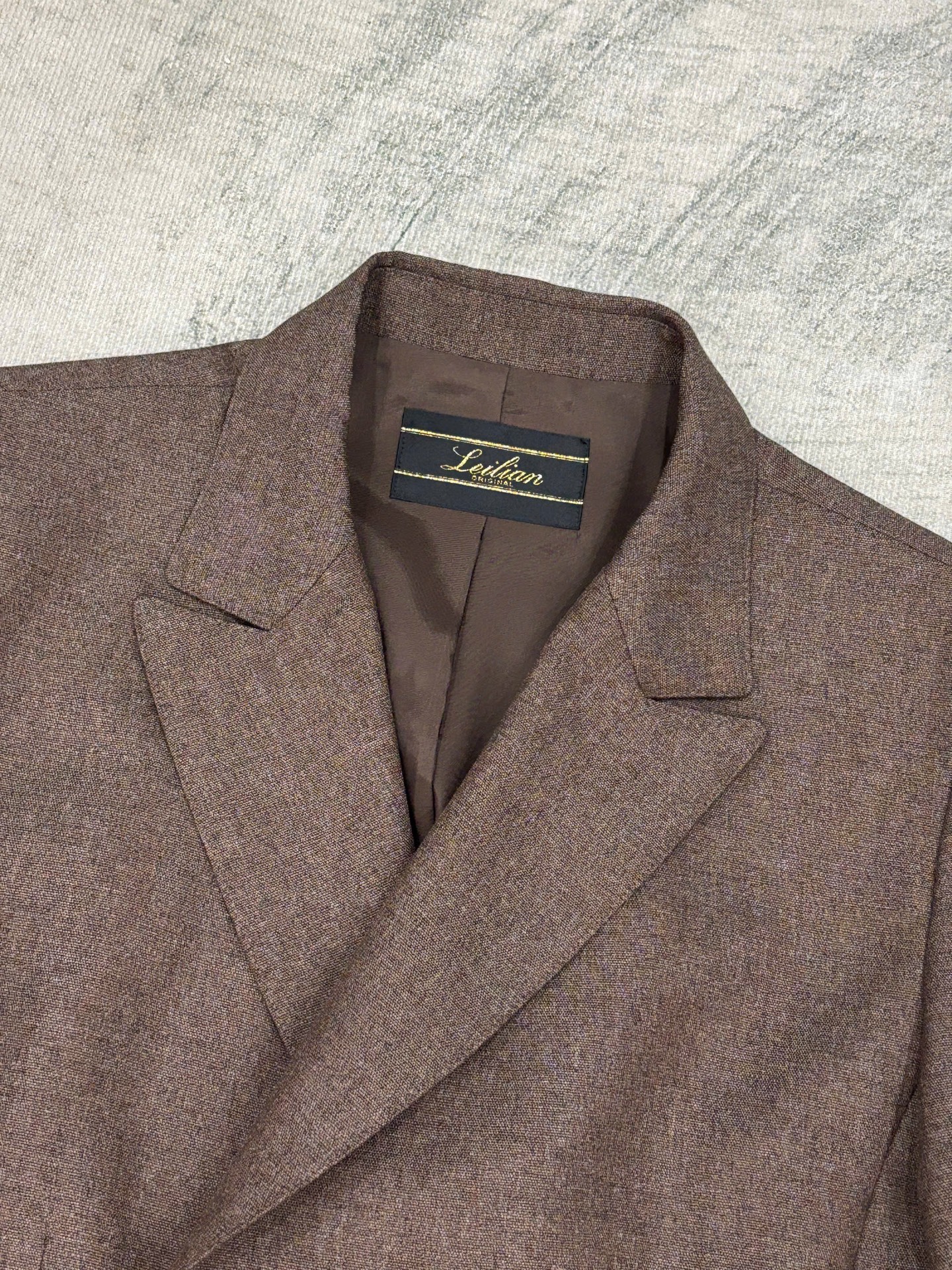 Blazer LEILIAN | Wool tối 6 cúc cổ điển | độ mới 95%